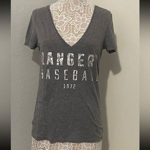 VICTORIA SECRET PINK 5th OCEAN 
TEXAS RANGERS VICTORIA SECRET PINK 
SIZE large